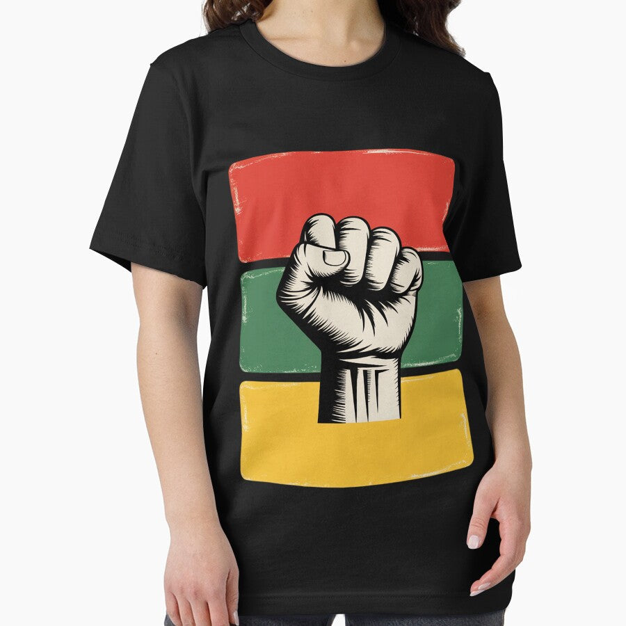Black Lives Statement with Black Power Fist by duolastgend