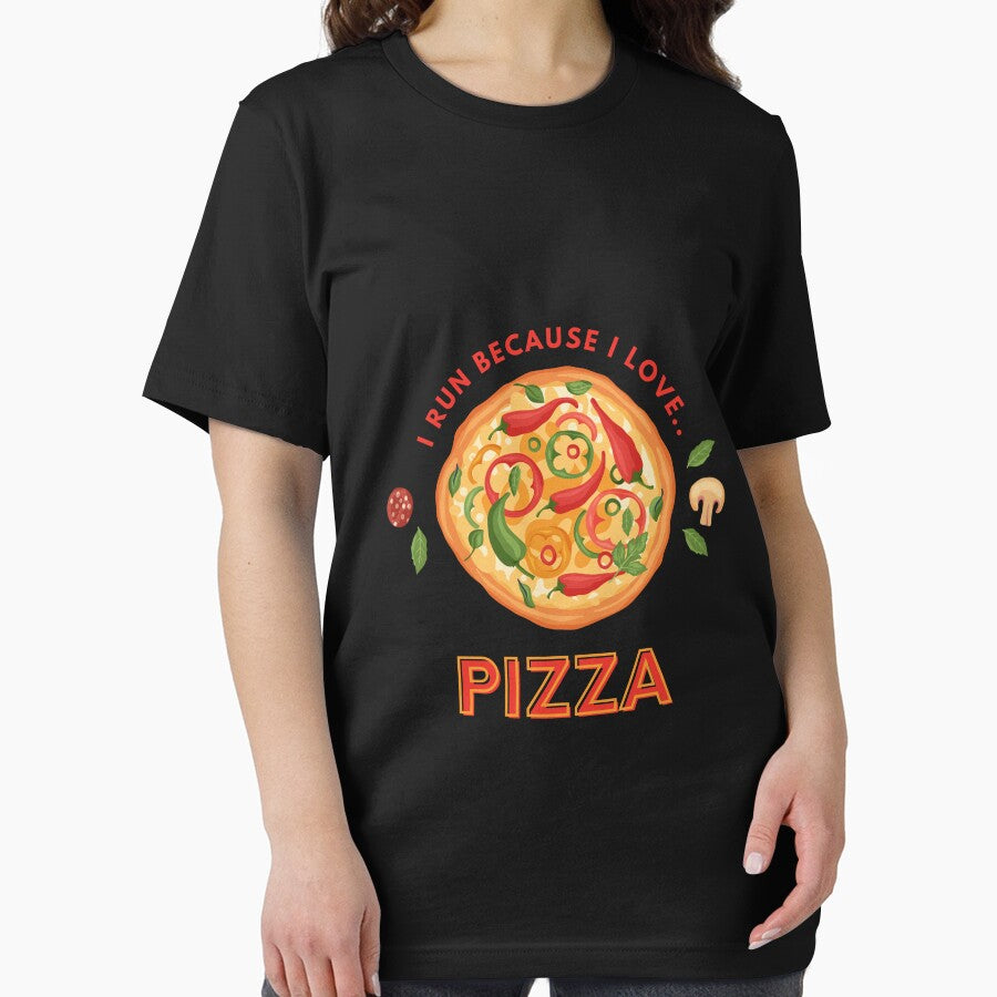 I run because I love pizza - funny running quote by fuglyduckuk