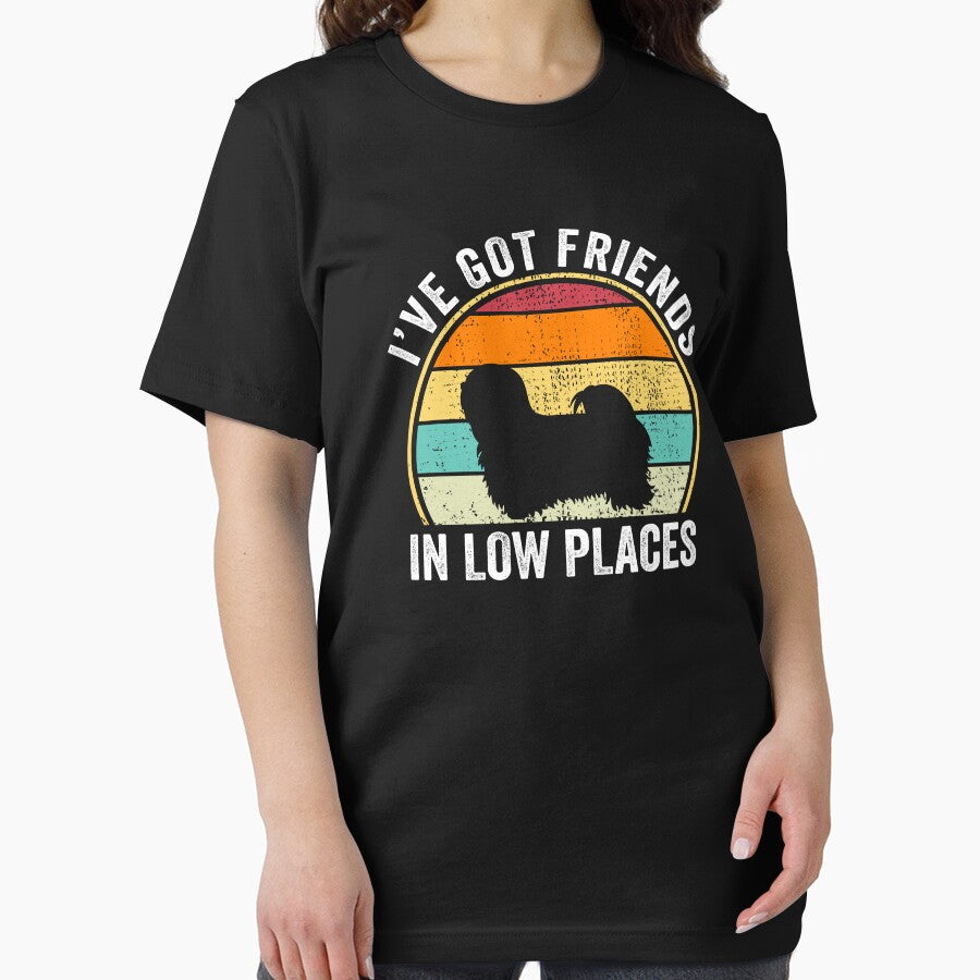 I've Got Friends in Low Places Shirt,Havanese Shirt,Funny Gift for Havanese Lover, Fun Cool Havanese Dad Owner Christmas Birthday Gift by xlnv