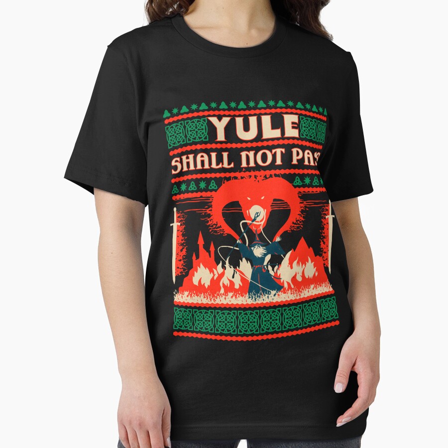 Yule Shall Not Pass Wizard Battle Festive Fantasy by MichaelpwStudio