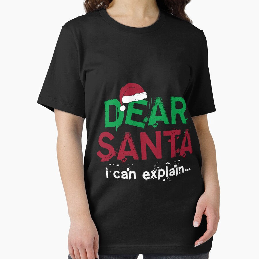 Dear Santa I Can Explain Christmas Holiday T Shirt Sale by q4success