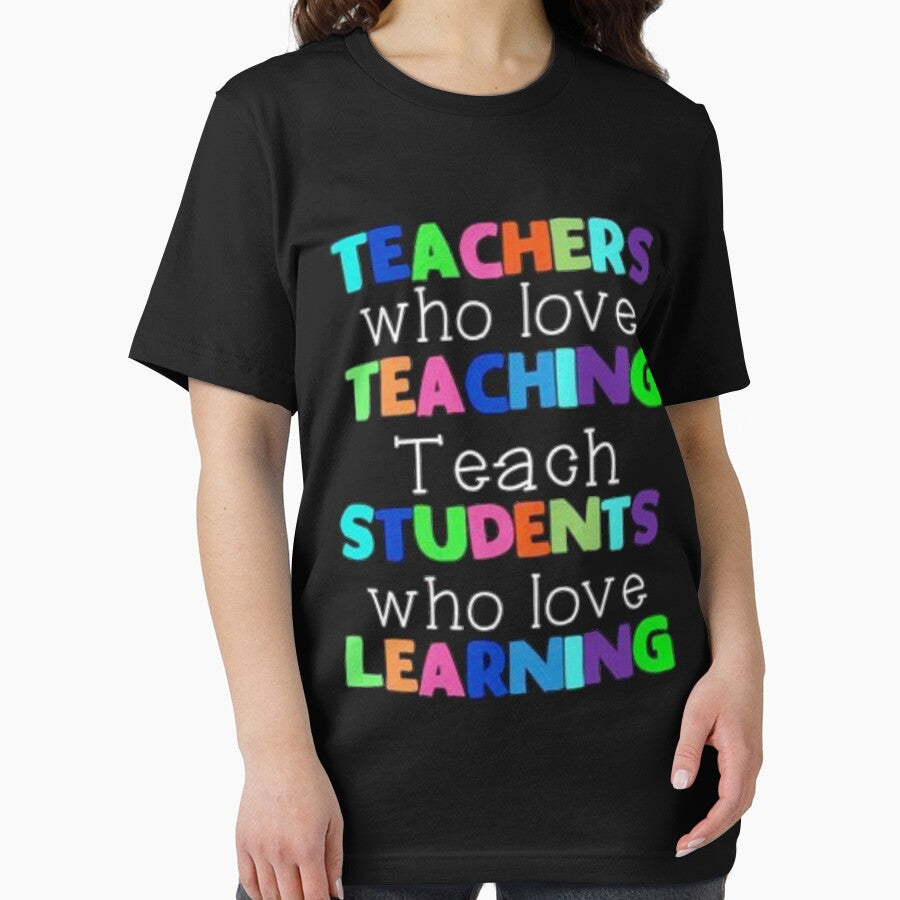 English Teacher T-Shirt Teacher Who Love Teaching by rieriecoils1