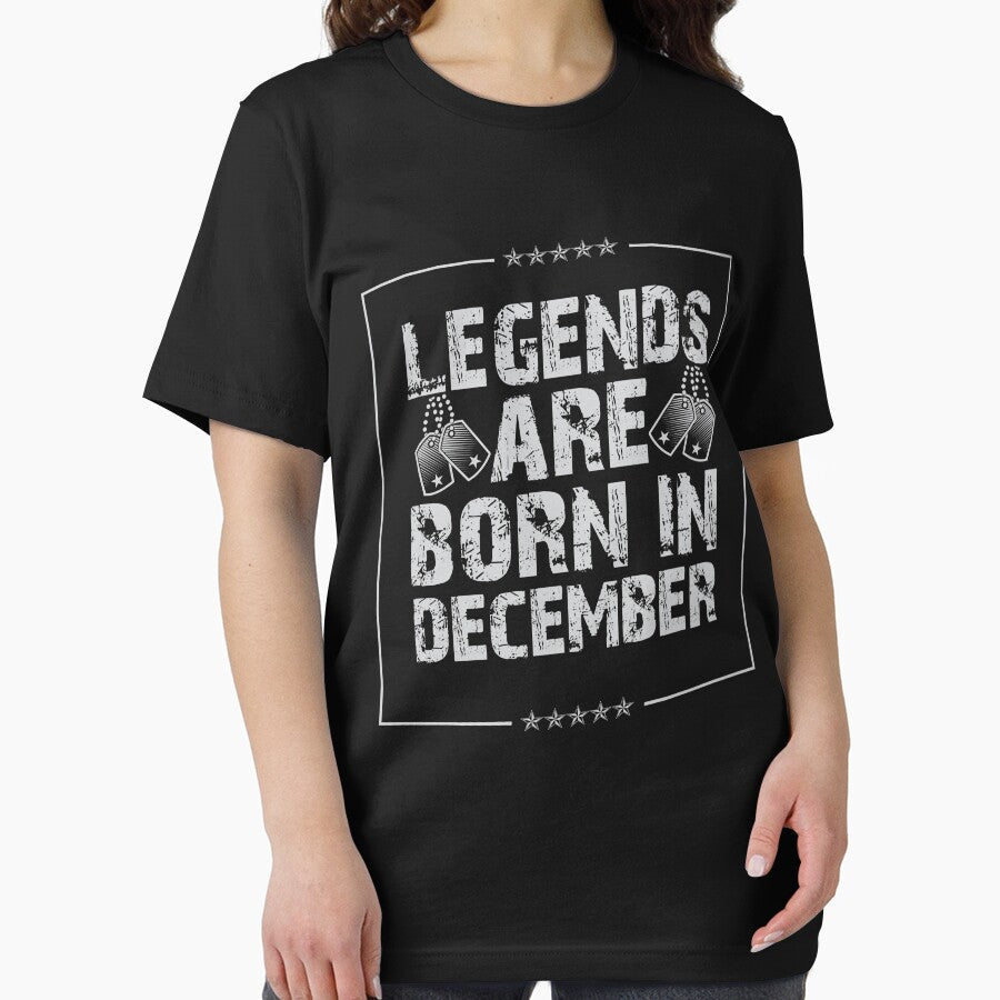 Legends Are Born In December Birthday Shirt Vintage by Orange Pieces