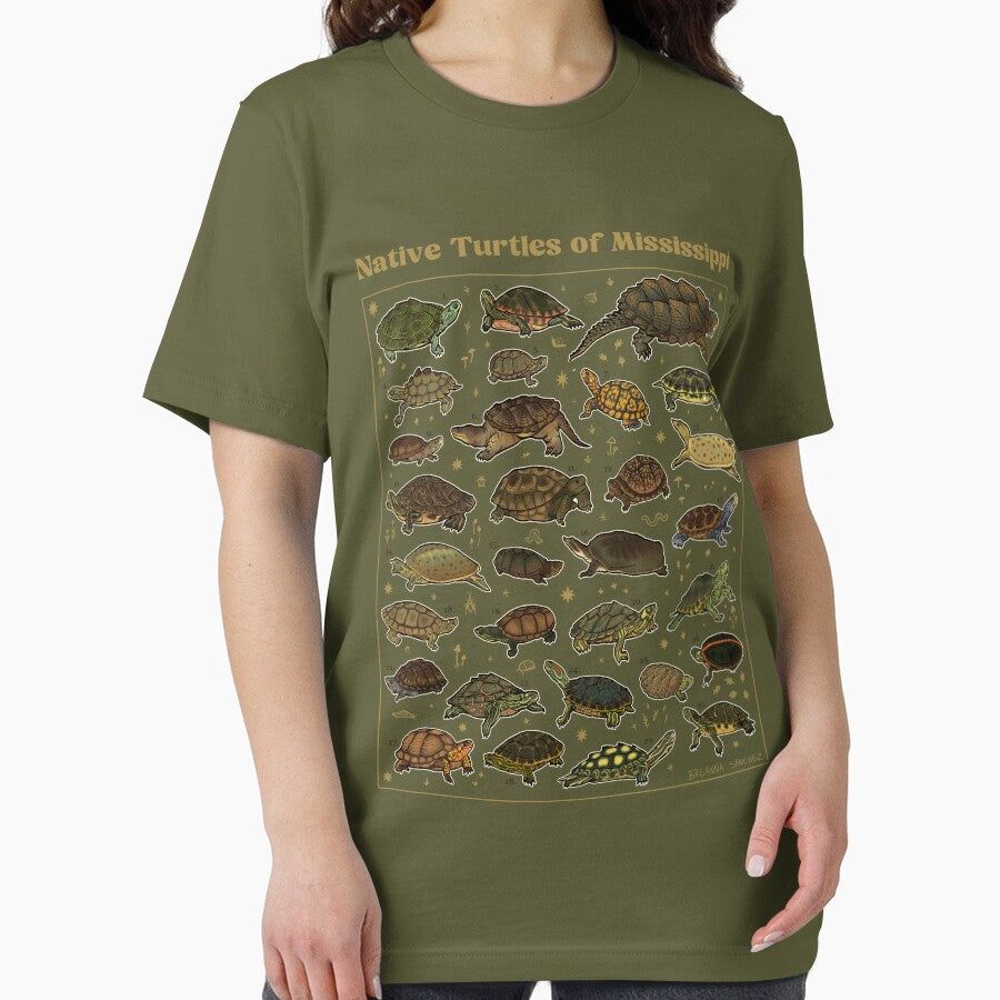 Native Turtles of Mississippi (Light Text) by Breanna Sanchez