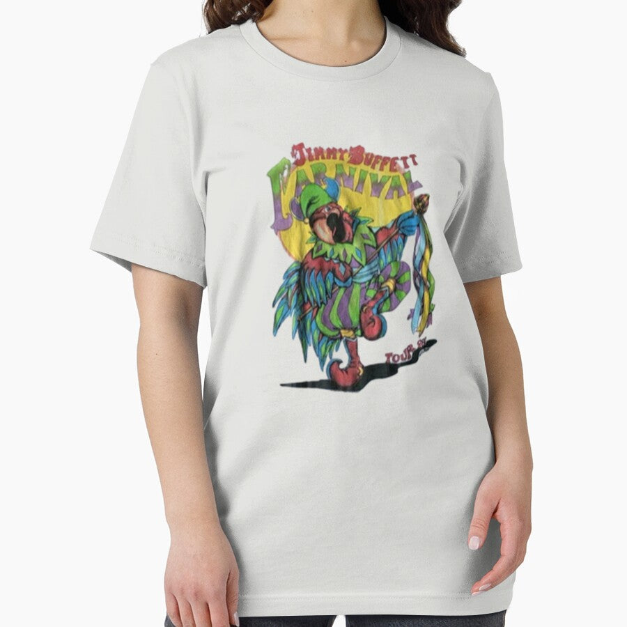 Vintage Jimmy Buffett 1998 Tour Carnival Parrot Tee by ambermte