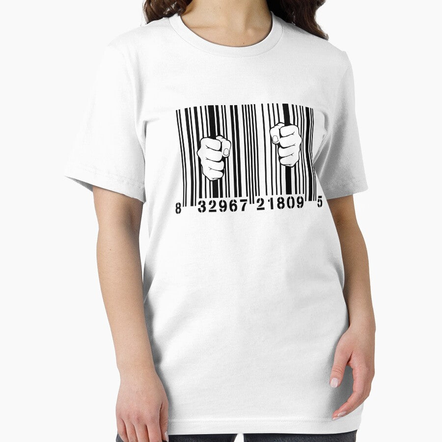 Captured By Consumerism UPC Barcode Prison by TheShirtYurt