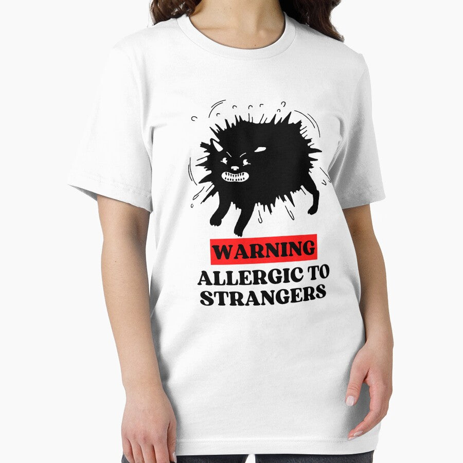 WARNING ALLERGIC TO STRANGERS - Funny Cat Pictures with Captions and Cat Sayings by FunnyCatsFam