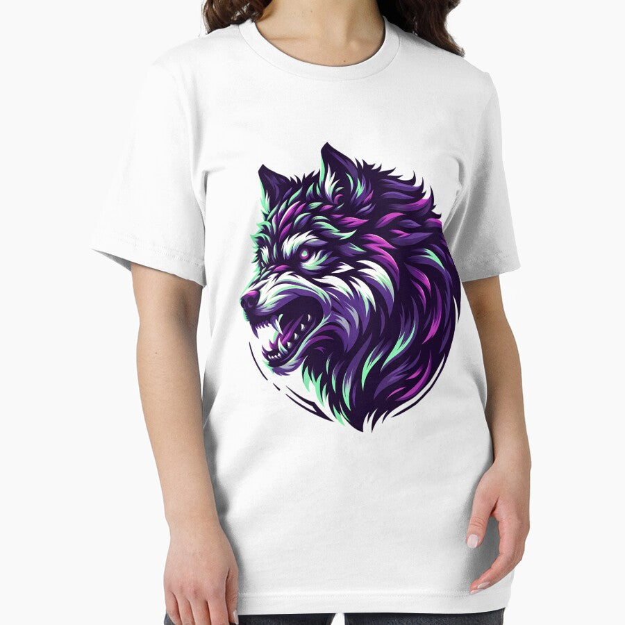 Growling Wolf Shirt by PeelZinc