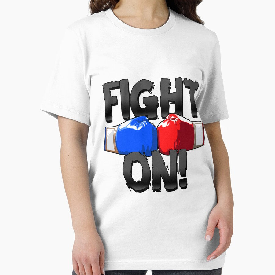 Fight on! T-shirt, Sticker! by Cristian Stefan