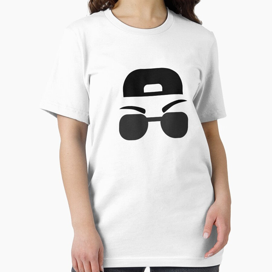 Sunglasses Eyebrows Cool Emoji Cap Shirt by Orange Pieces