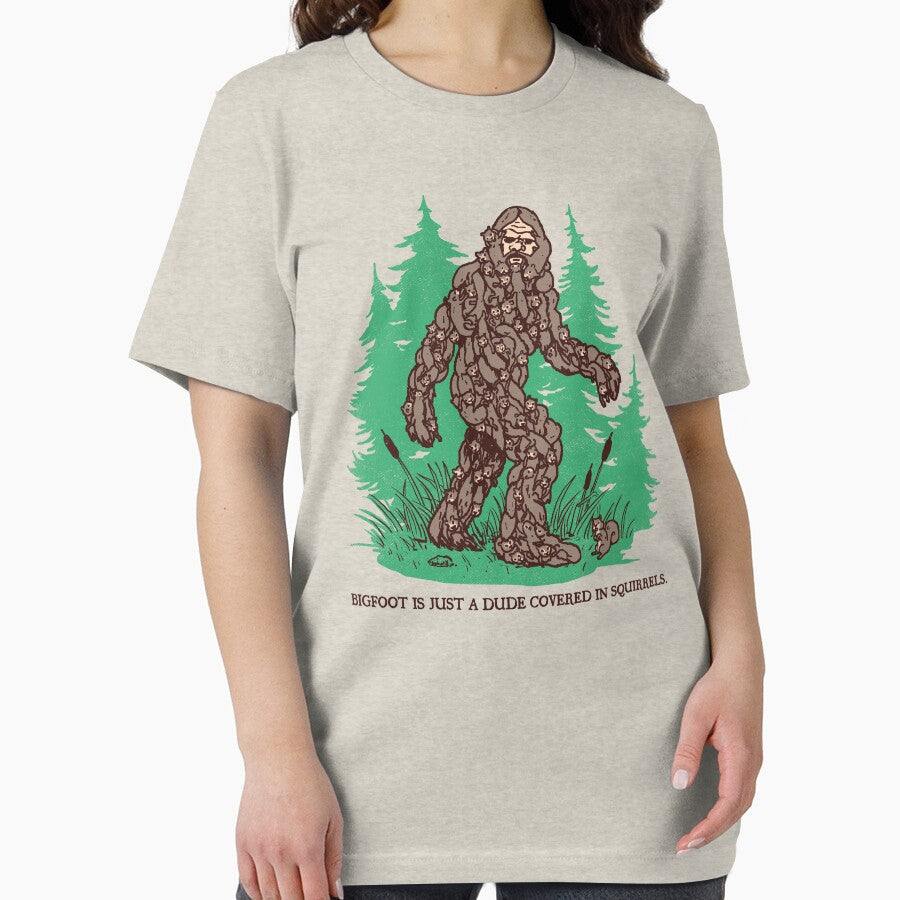 Bigfoot Is Just A Dude Covered In Squirrels by wytrab8