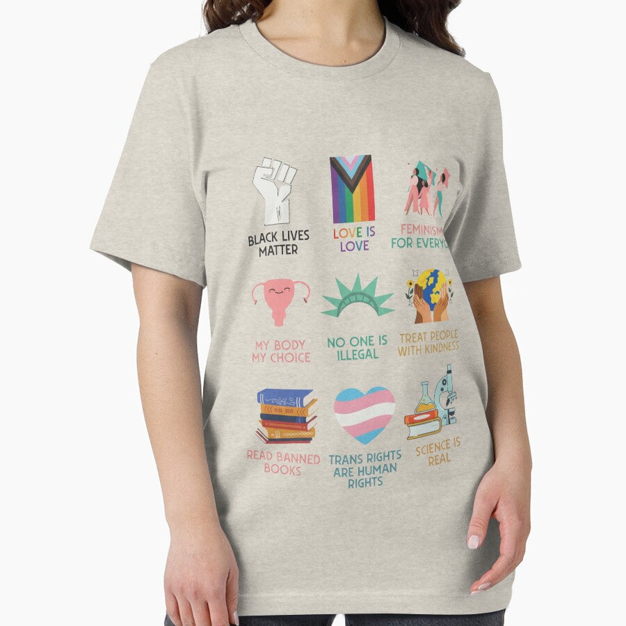 Big Fan Of Human Rights, Equality, Human Rights, Social Justice Gift For Activist, Anti Trump, Rainbow LGBT by toongstudio