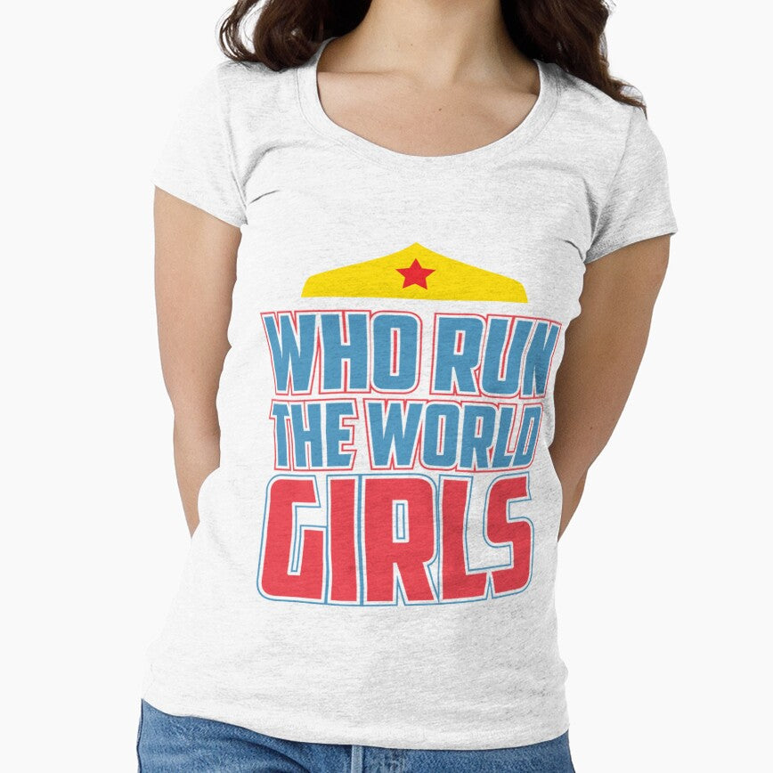 Who Runs The World Girls Novelty T Shirt Design by q4success