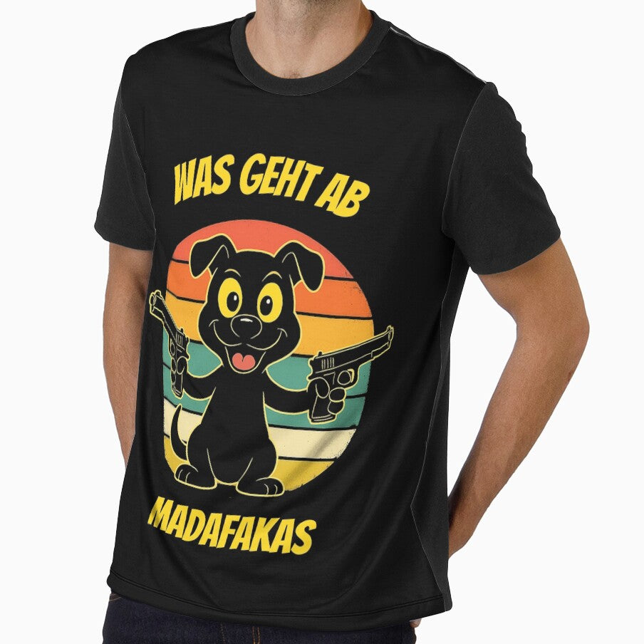 Funny Dog - WHAT'S UP MADAFAKAS by ChrismaPrint