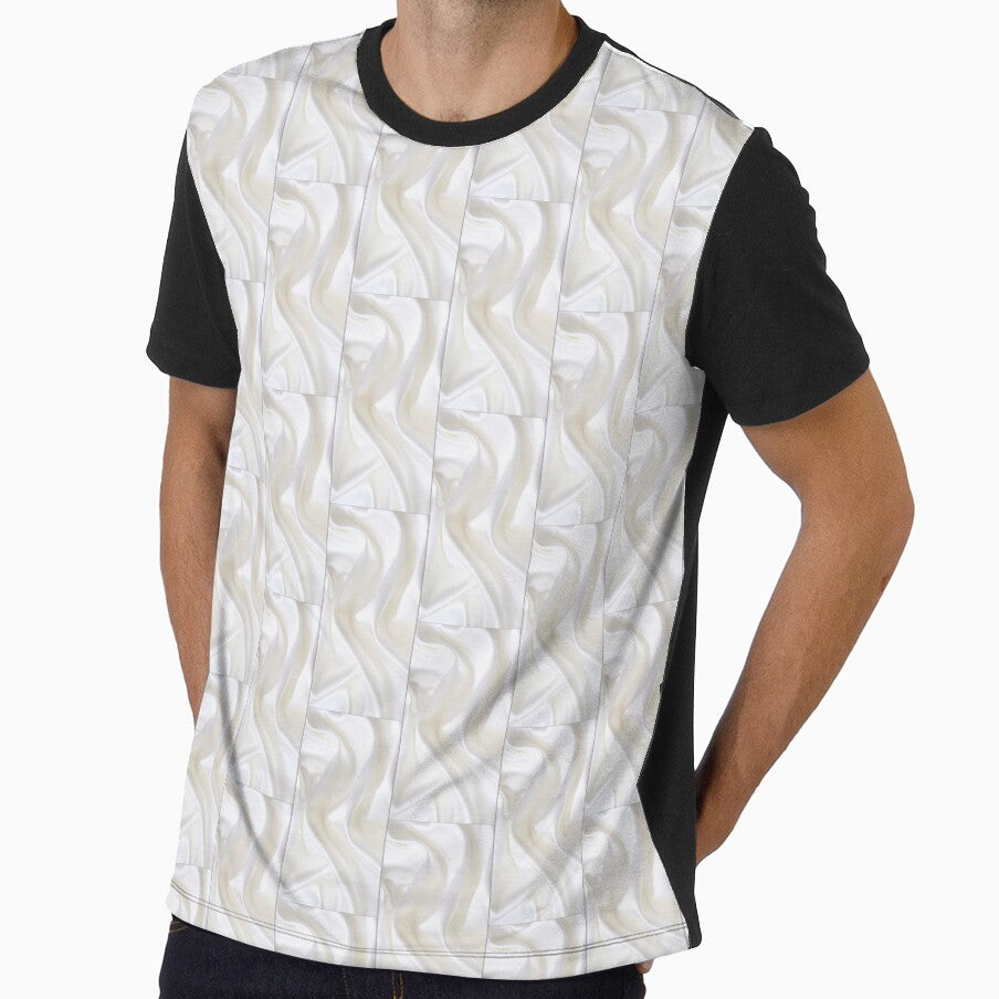 white holographic print by fireNgold