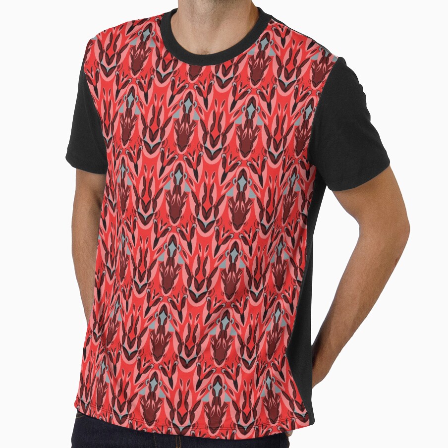 Boho Vibe Bohemian Chic Red Stylish Pattern by mythandframe