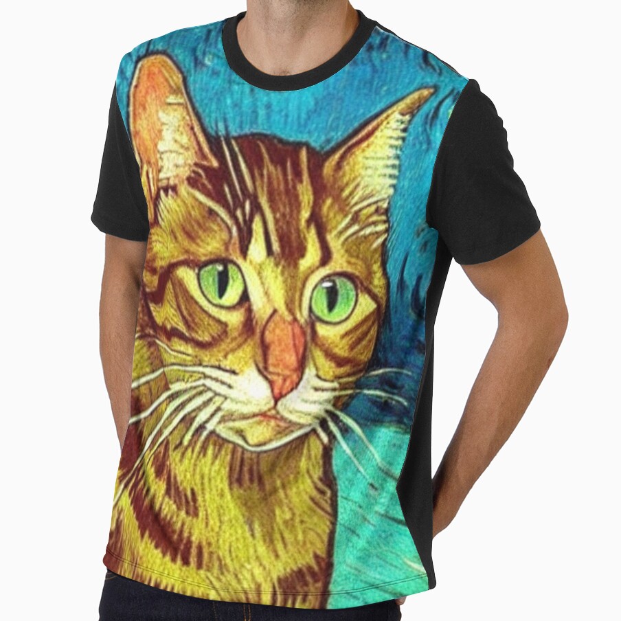 Cat Van Gogh Style #13 by cardia1991