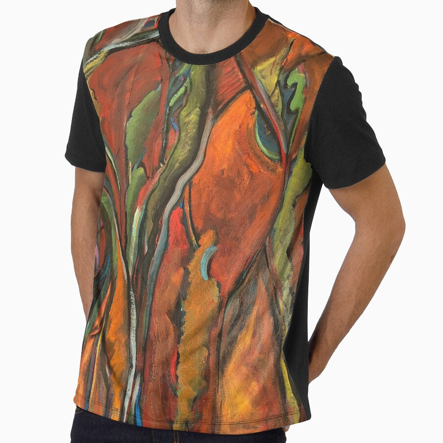 Submerged Sunrise: Abstract Deep Sea Radiance Artwork by Katt Yanda by Artist-Katt-Yanda