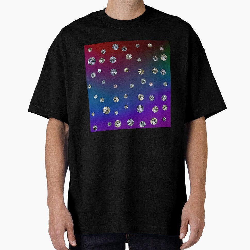 Printed image of Diamond pattern on gradient background by JaReVa