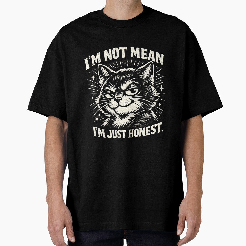 I’m Not Mean I’m Just Honest Cat Design by AlvelinaCP