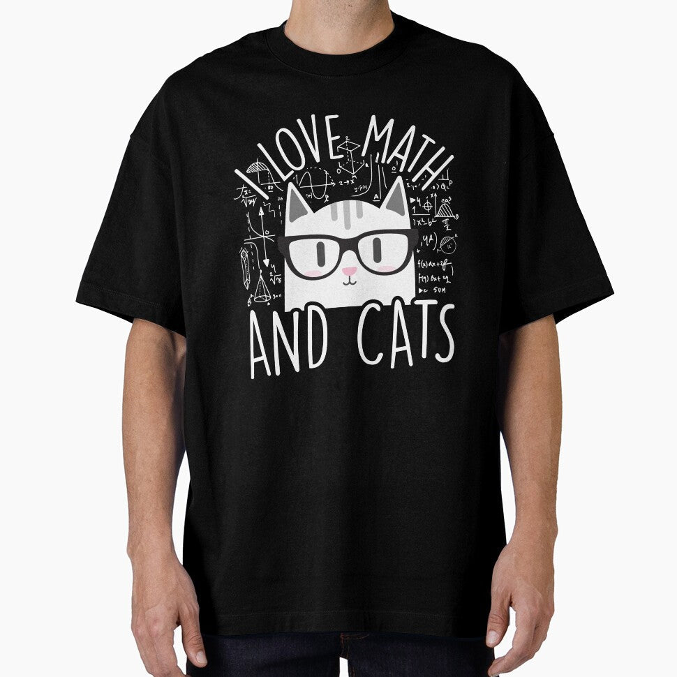 I Love Math And Cats Kitty Cat Algebra Calculus Gift by TheTimmer