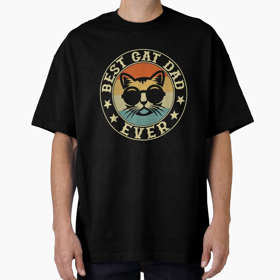 Vintage Best Cat Dad Ever by rositadang