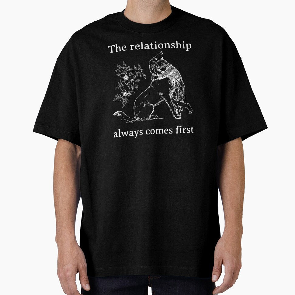 The Relationship Always Comes First | Dog Training Quote, Vintage Dog Illustration, Dog Trainer Saying by arlutai