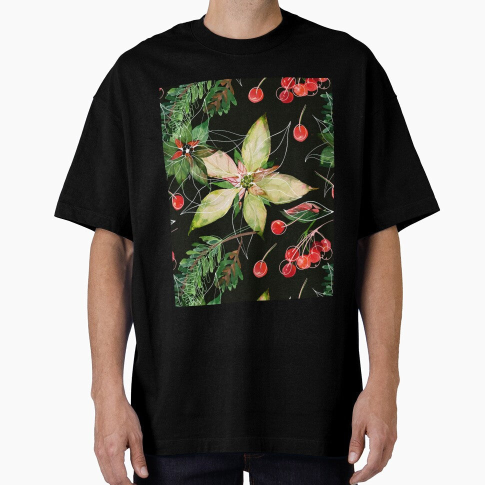 Beautiful christmas abstract floral pattern by urban-color