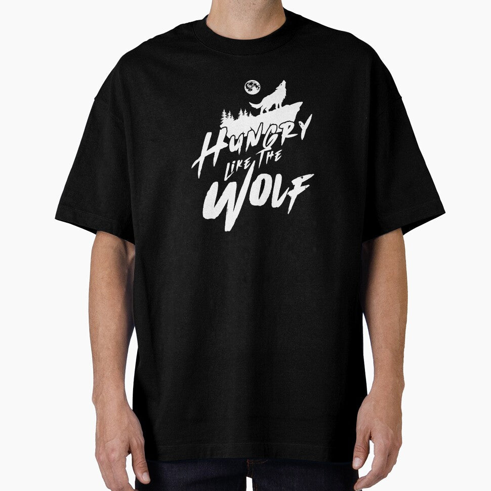 Hungry Like The Wolf Animal Wild Howling Moon by StrongShirts