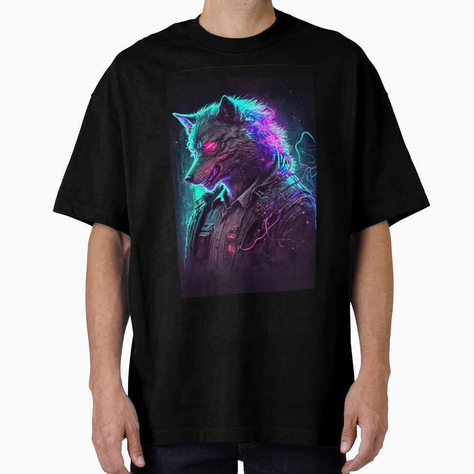 Cool Wolf Portrait by KoolArtDistrict
