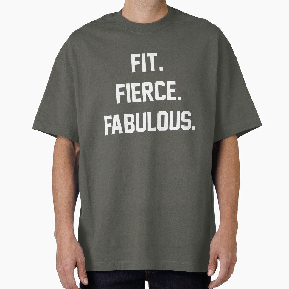 Fit Fierce Fabulous Slogan by T Culture