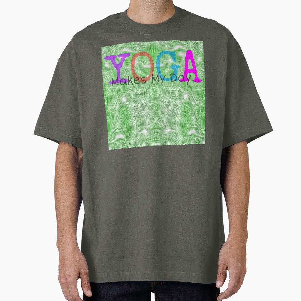 Yoga With Grass Print by 59SHOP24