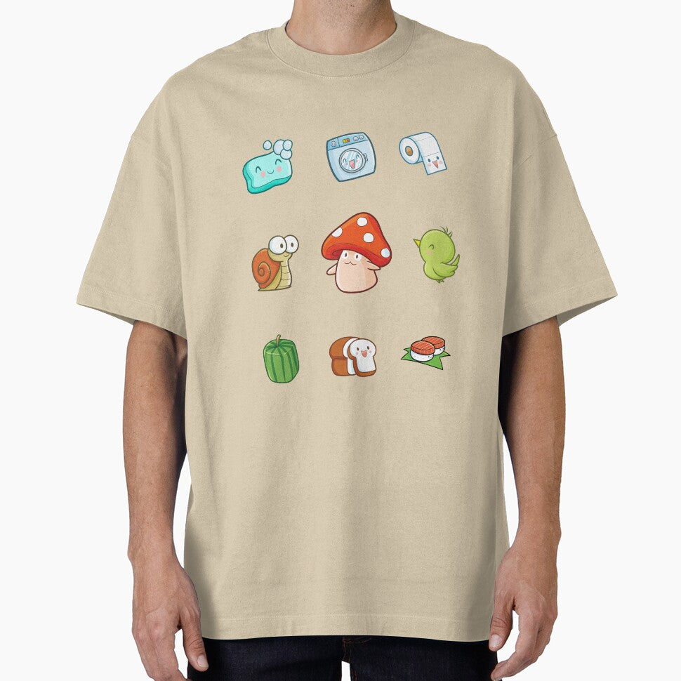 Kawaii mushroom, snail, bird, bread, sushi, watermelon, soap, laundry and toilet paper by MagicStrawberry