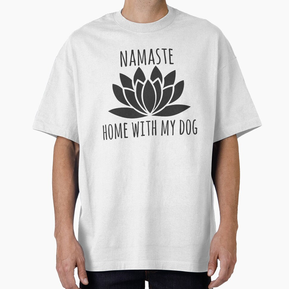 Namaste Home With My Dog by rickyroekowski