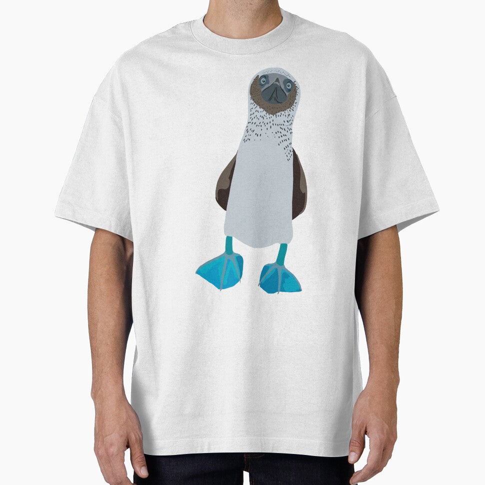 B is for Blue Footed Booby, Blue-Footed Booby Illustration – Iconic Tropical Seabird Artwork by PrettylittlepastelUk