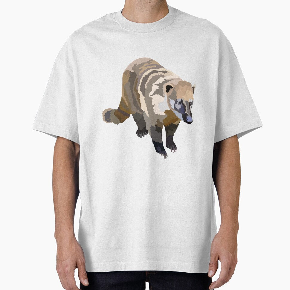 C is for Coati, Coati Illustration – Playful South American Mammal Wildlife Art by PrettylittlepastelUk
