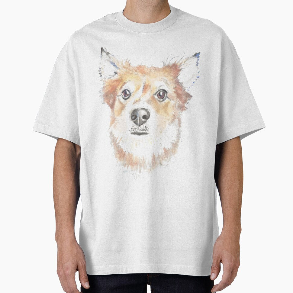 Foxy Dog Watercolor by MariaWorkman