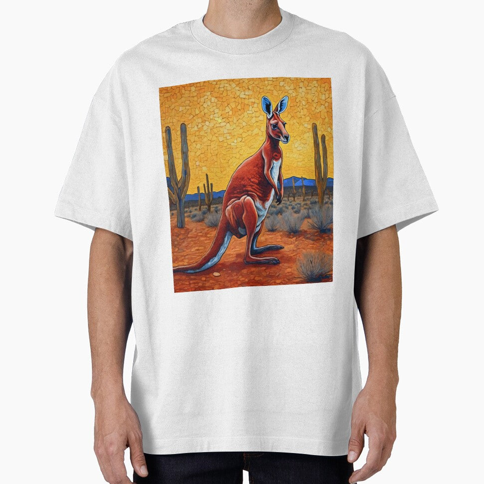 "Red Kangaroo in the Australian Desert" by Artisticanvas