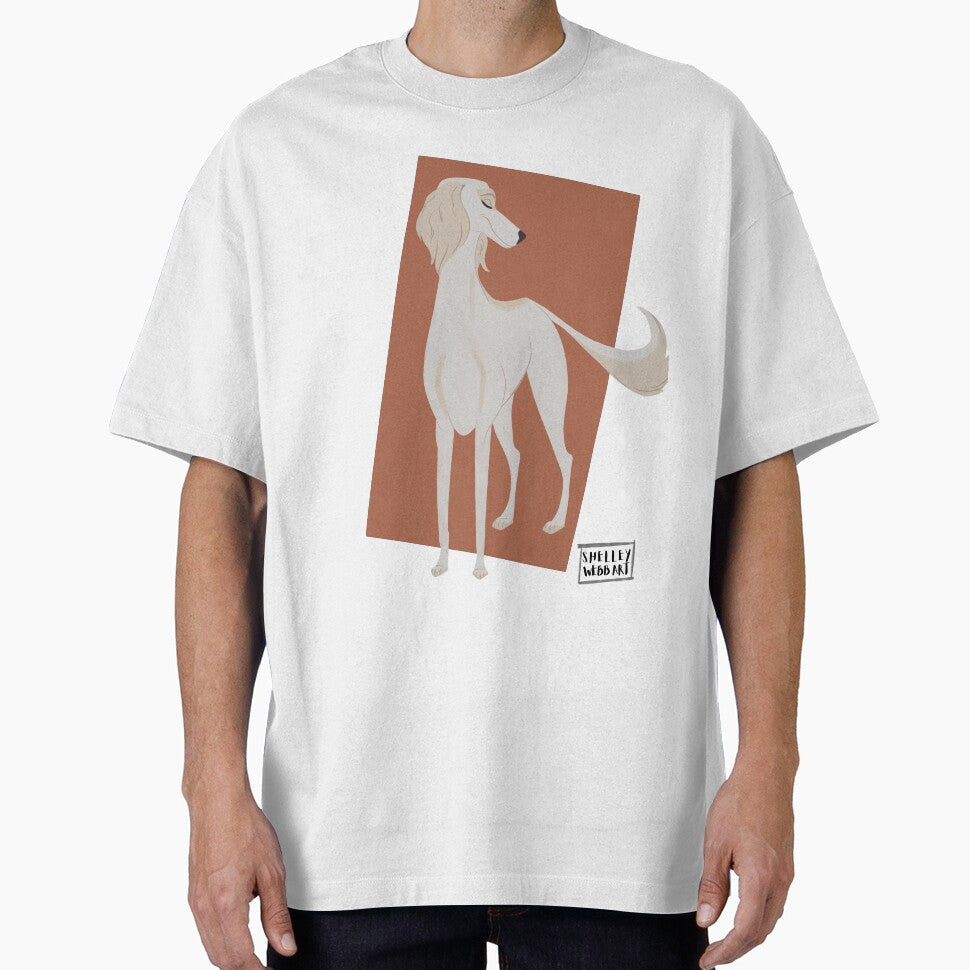 Saluki Dog Art by Shelleywebb