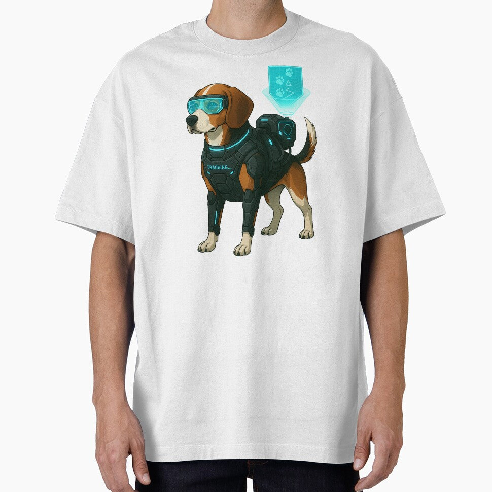 Cyberpunk Tracking Dog - Beagle by Patternicity