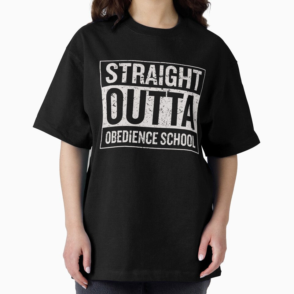 Straight Outta Obedience School | Funny Dog Owner, Dog Obedience, Dog School Humor by arlutai