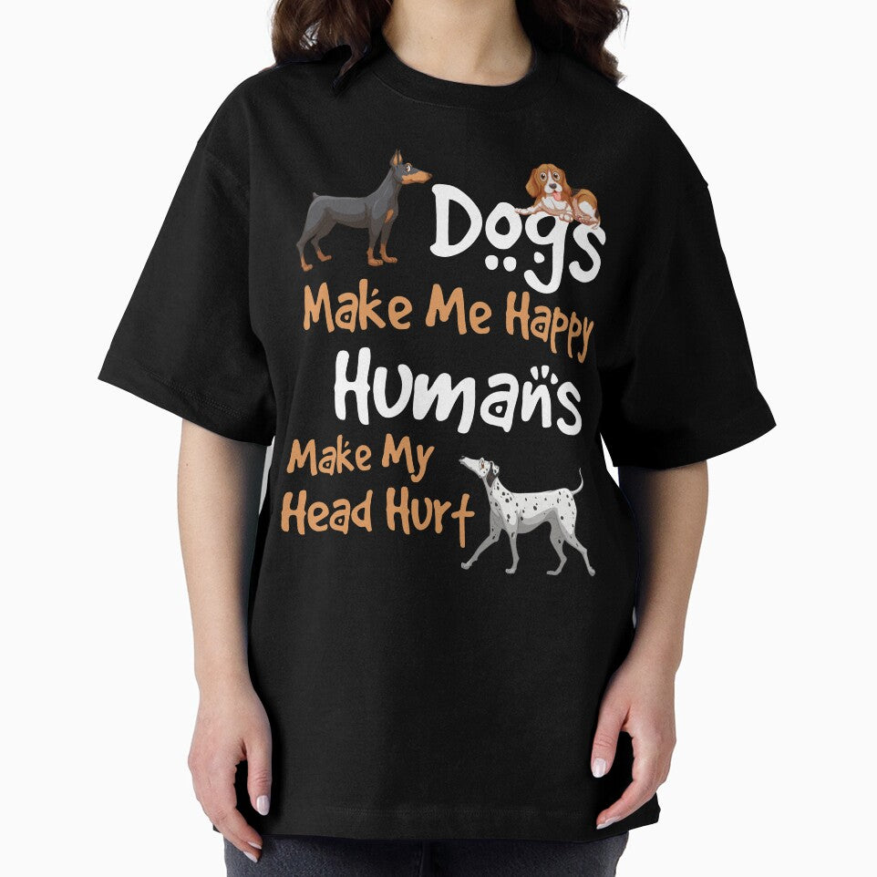 Funny Quote Dog Lovers Humans Make My Head Hurt by VivaGul
