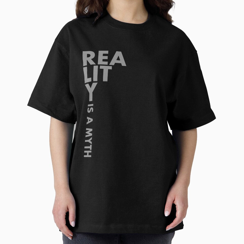 Reality is a Myth - Bold Grey Typography by RedCaterpillar
