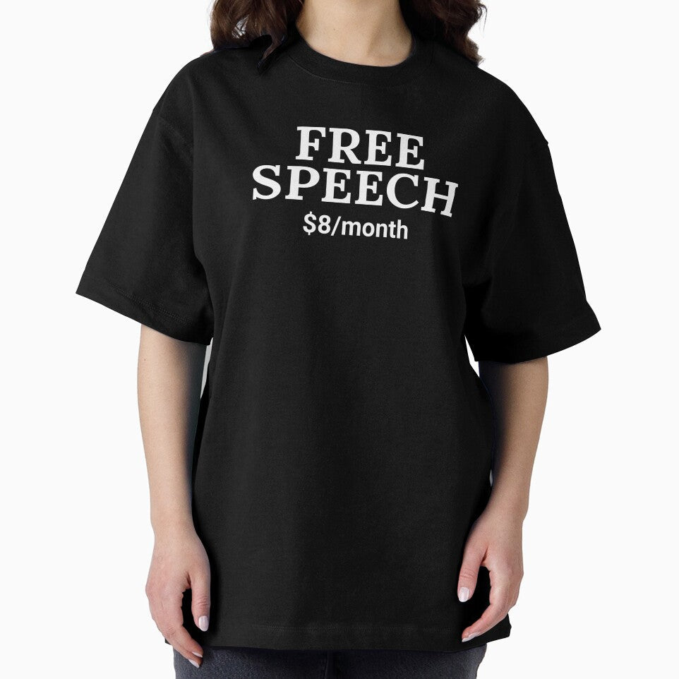 Free Speech Eight Dollars per Month by The Junto Shop