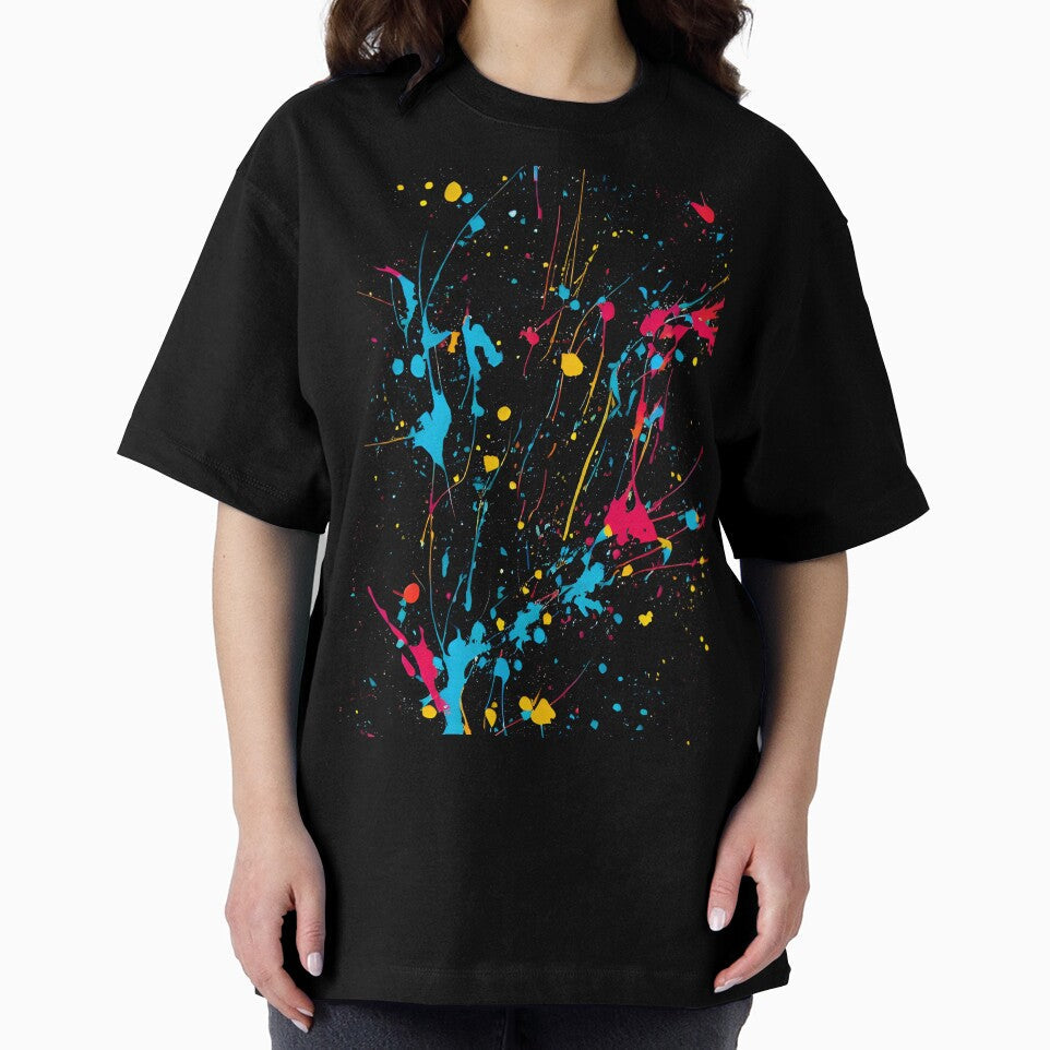 Printed image of paint splatters v6 by JaReVa