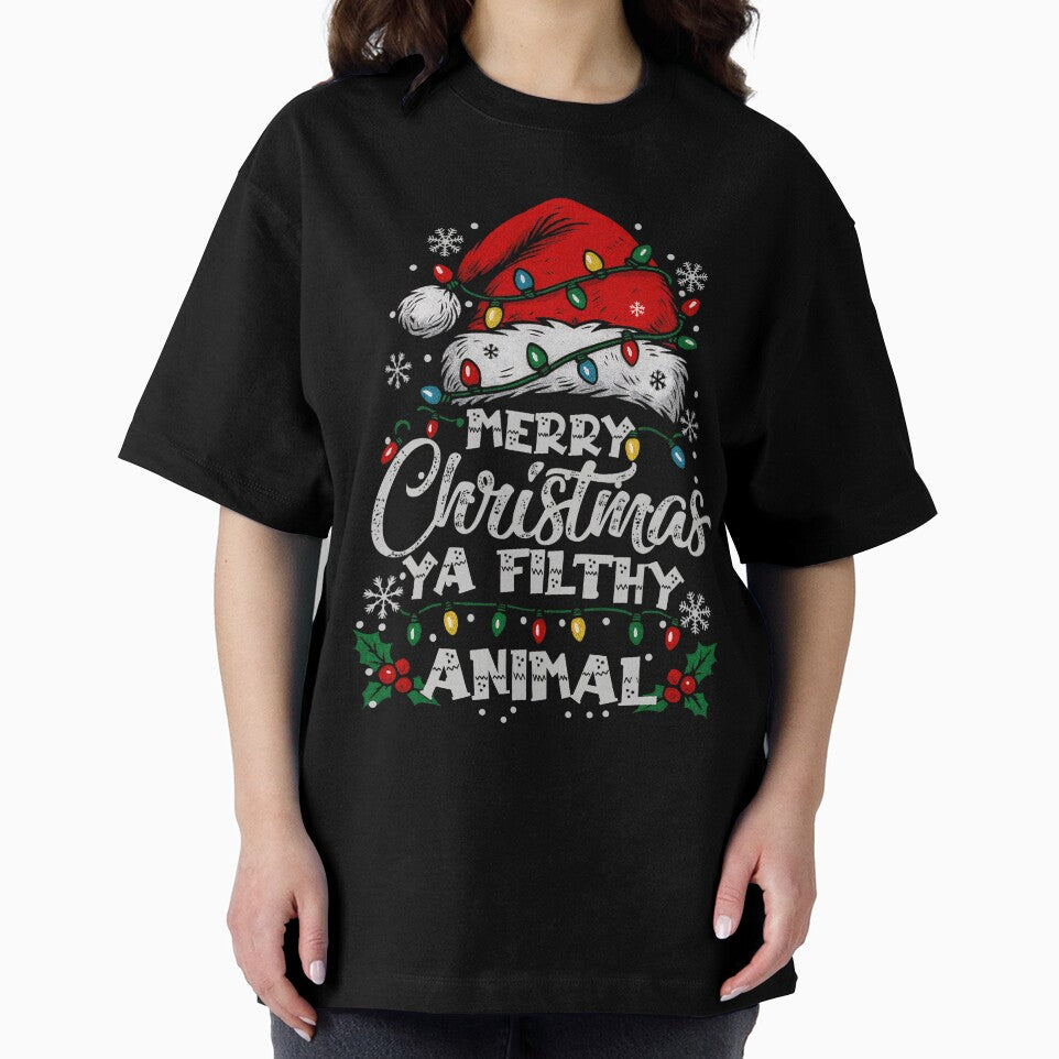 Merry Christmas Ya Filthy Animal Funny Holiday by DarylPope