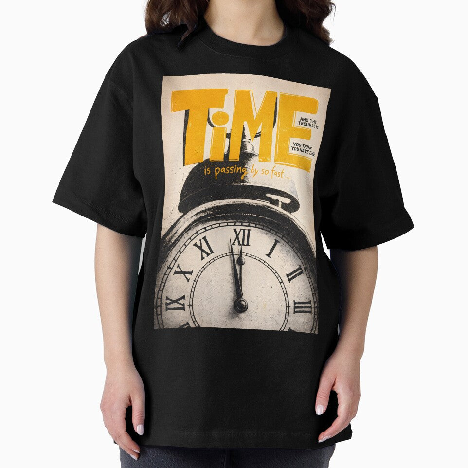 Time Is Passing Fast Motivational Quote by AbstractAuraArt
