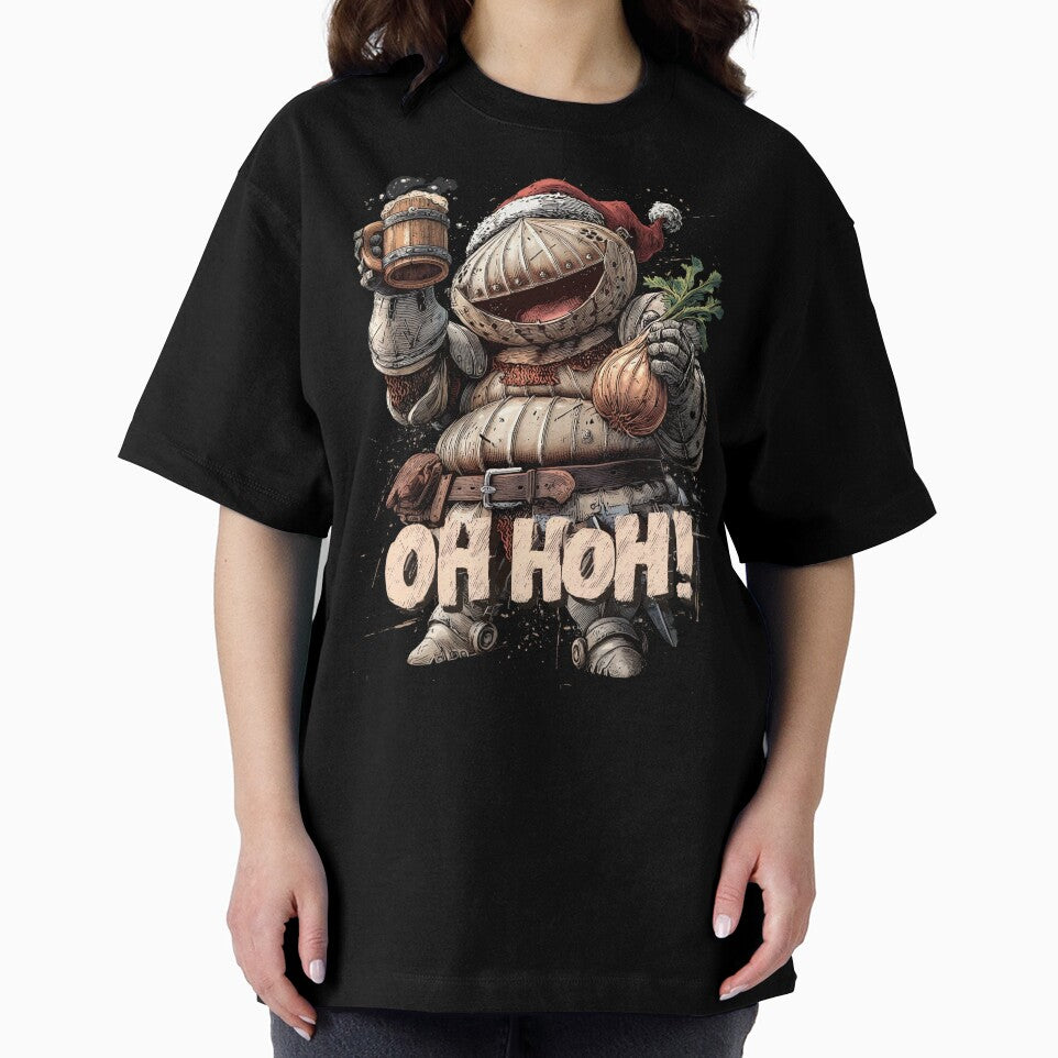 Onion Knight Santa Jolly Traveler Christmas Gaming Print Design by Senpaiwaves