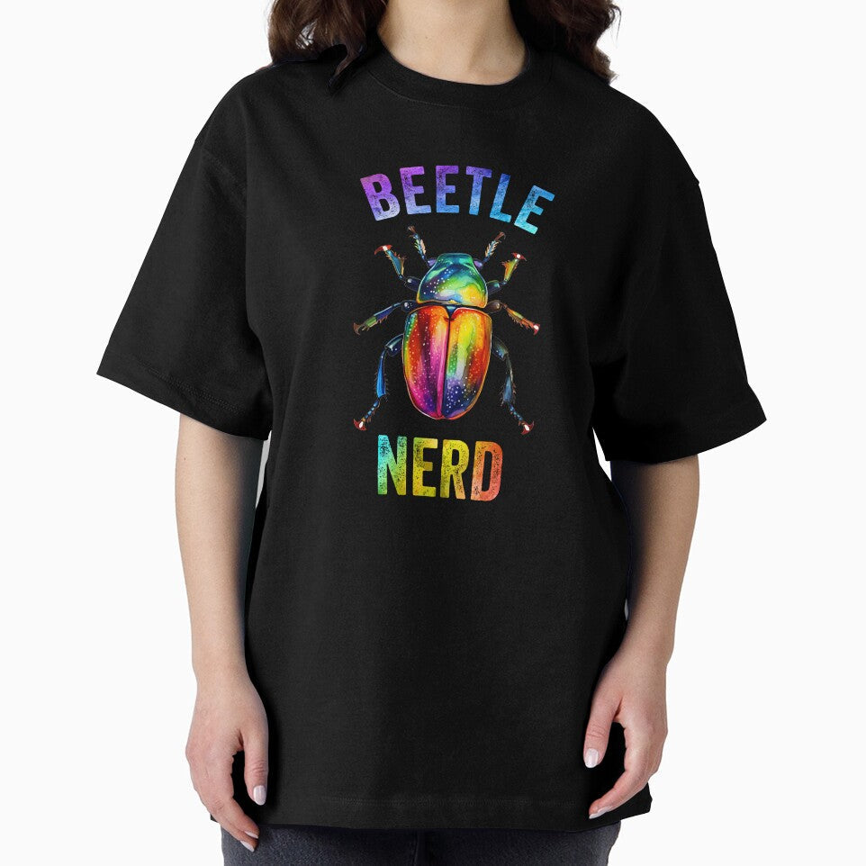 Beetle Nerd Colorful Watercolor Beetle by Zurickdesigns