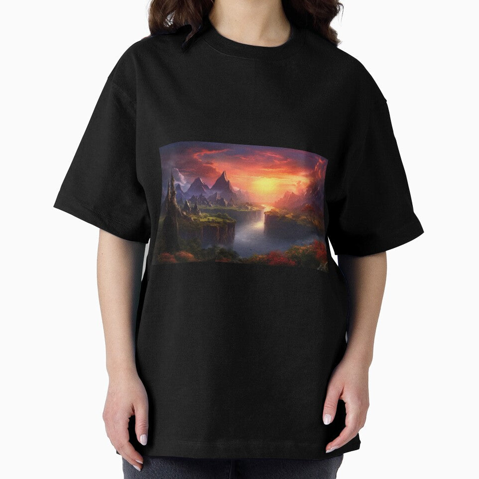 Fantasy Landscape - Sunset Canyon by Fantasy Masterpiece